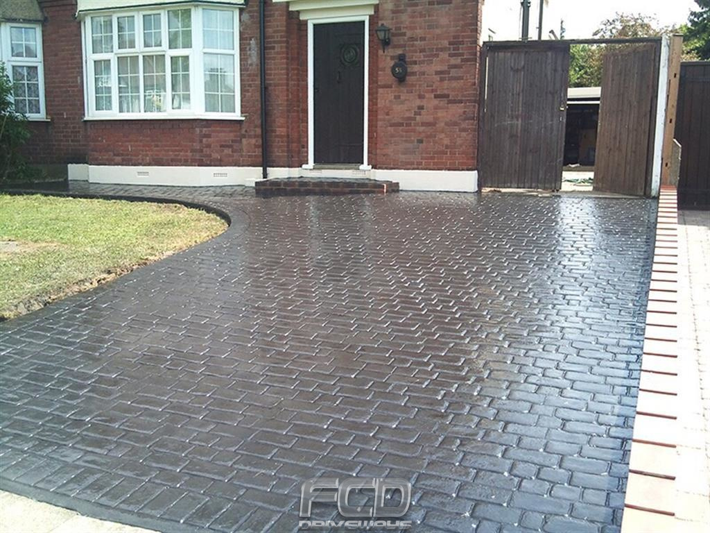 Imprinted Concrete Driveway & Patio Gallery in Stockport - FCD Driveways